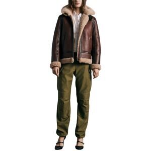 Rag & Bone Cozy Brown Stella Jacket Size M